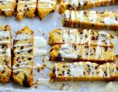 Cranberry And Almond Biscotti With White