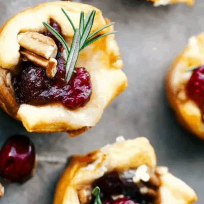 Cranberry And Brie Bites