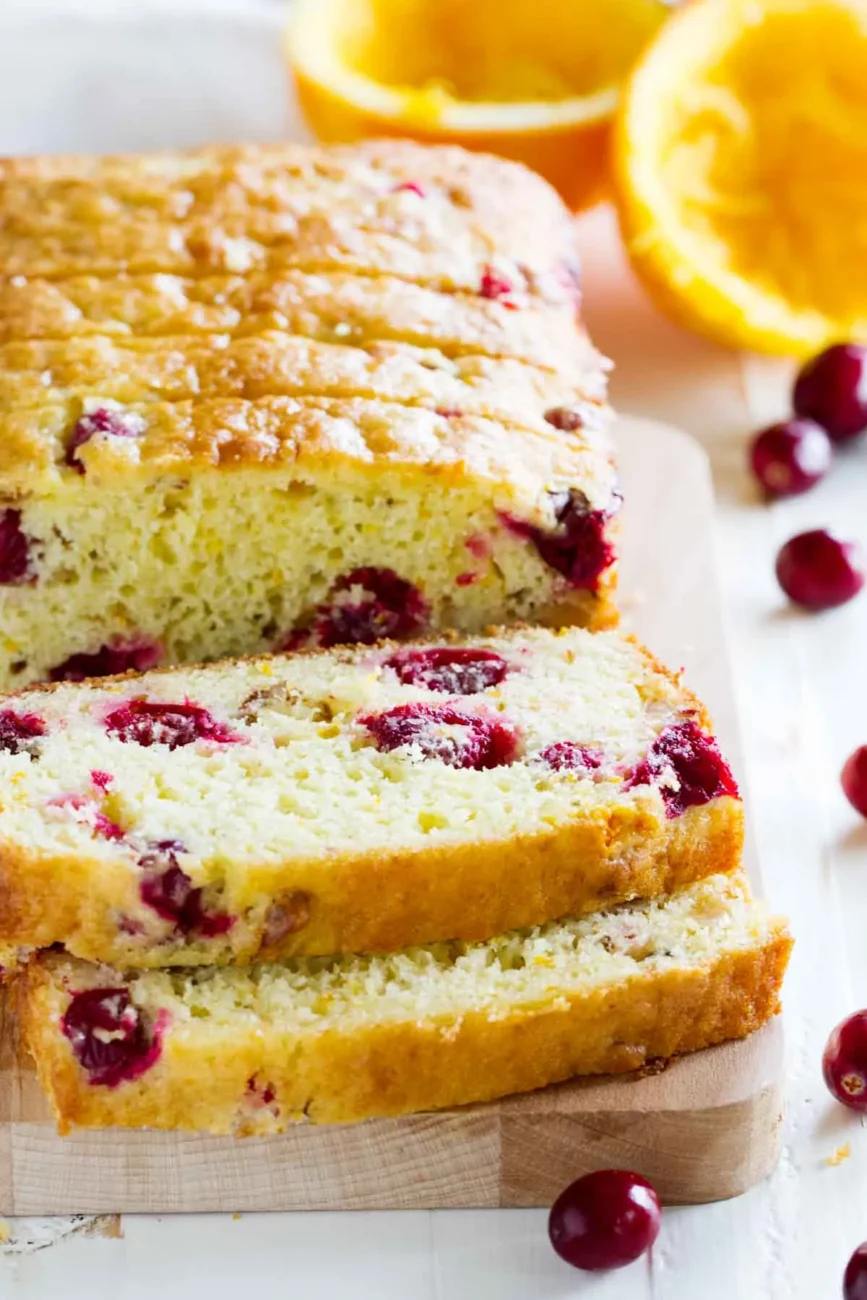 Cranberry And Orange Bread