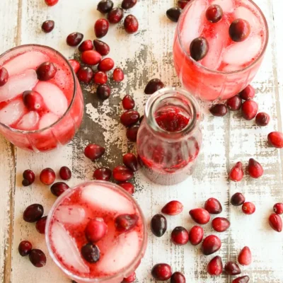 Cranberry And Vodka Sparkle