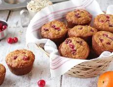 Cranberry Oatmeal Muffins