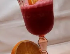 Cranberry Orange Juice Slushee