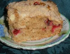 Cranberry Pecan Streusel Coffeecake