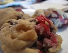 Cranberry White Chocolate Cookies!