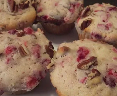 Cream Cheese Cranberry Muffins