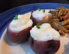 Cream Cheese Stuffed New Potatoes