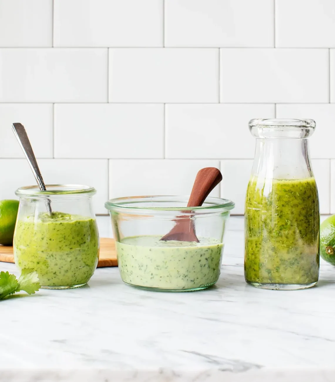 Creamy Avocado Cilantro Dressing with a Buttermilk Twist