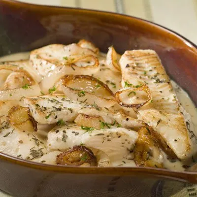 Creamy Baked Fish Fillets
