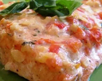 Creamy Baked Salmon