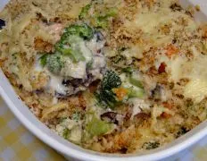 Creamy Broccoli &Amp; Mushroom Casserole