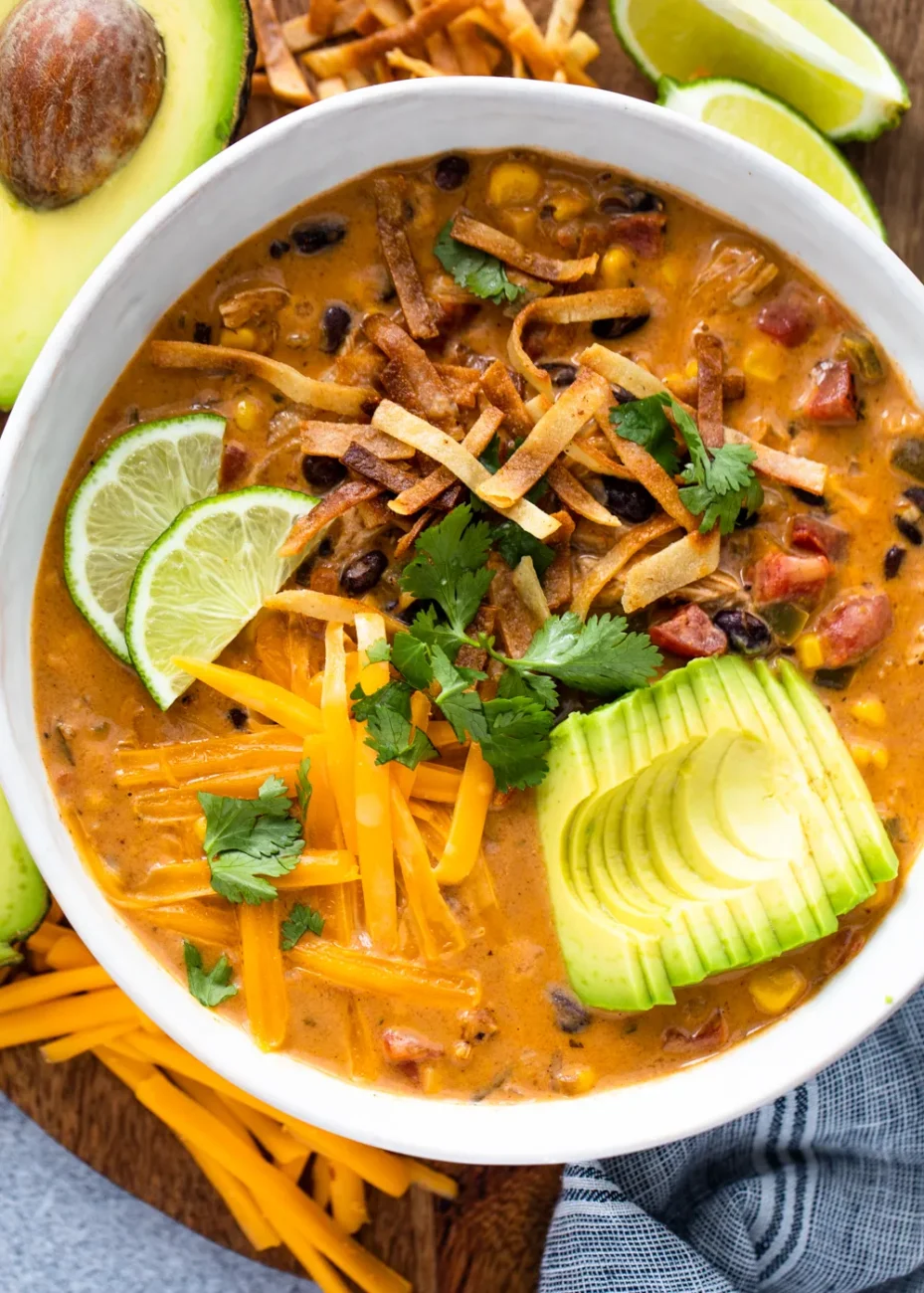 Creamy Chicken Tortilla Soup