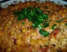 Creamy Chickpea And Tahini Casserole