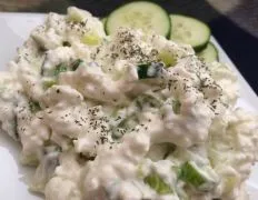 Creamy Cottage Cheese And Cucumber Salad Recipe