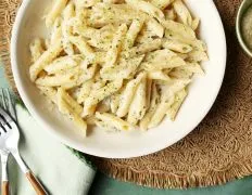 Creamy Garlic Penne Pasta
