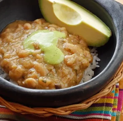 Creamy Northern White Beans With Spicy Aji Verde Sauce Recipe