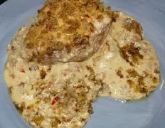 Creamy Sauce Stuffed Pork Chops: A Flavorful Delight