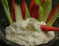 Creamy Sour Cream Dip And Dressing For Fresh Vegetables