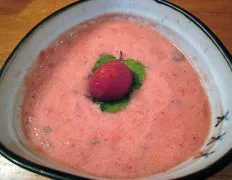 Creamy Strawberry and Cucumber Soup Recipe