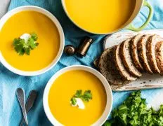 Creamy Sweet Potato And Pear Soup Recipe