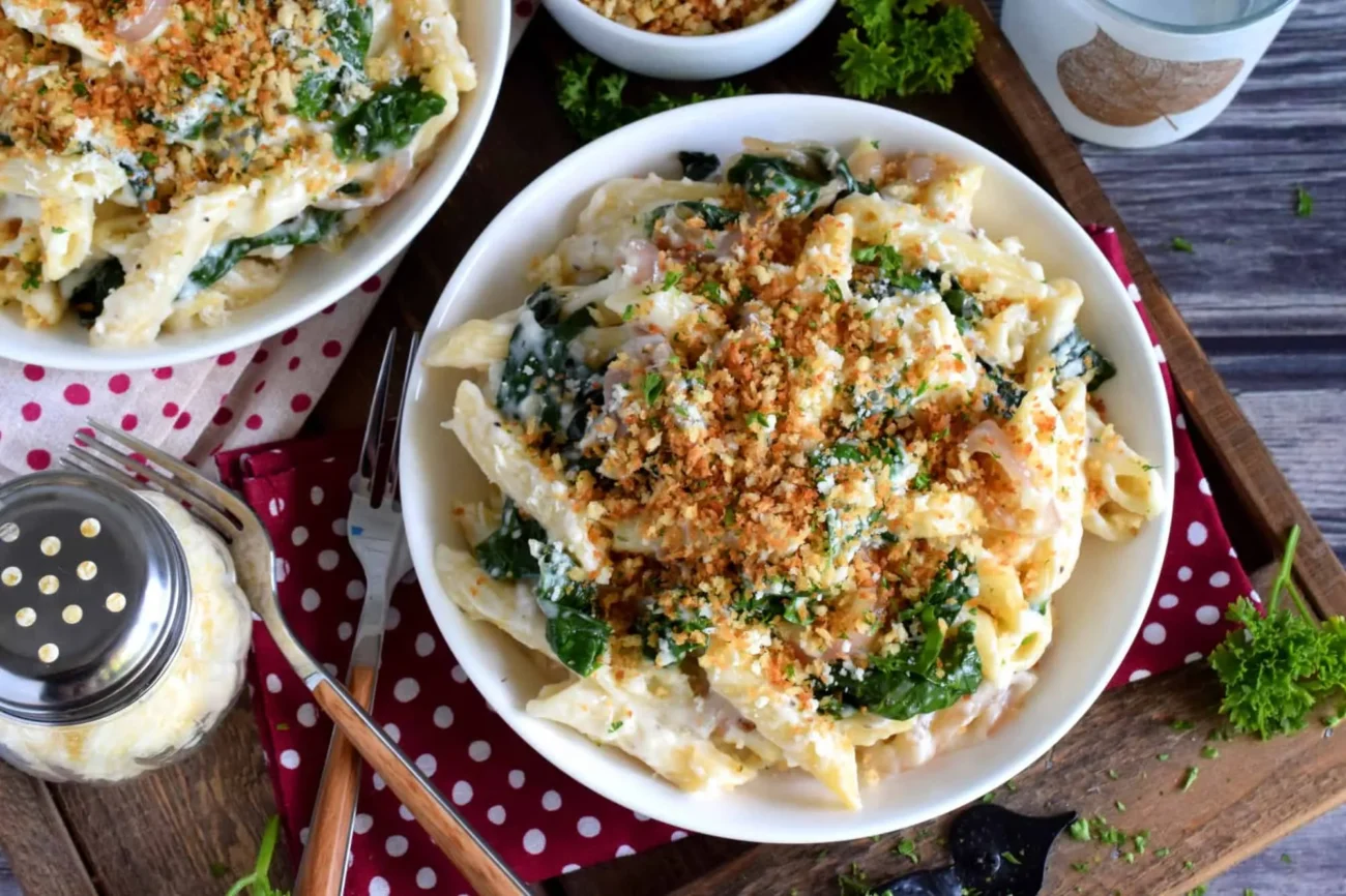 Creamy Swiss Chard Pasta