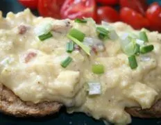 Creamy Swiss Eggs On Biscuits