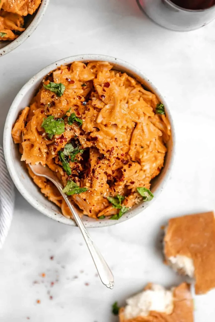 Creamy Tofu-Based Vegan Pasta Sauce Recipe