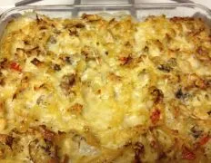 Creamy Turkey and Noodle Casserole with a Poppy Seed Twist