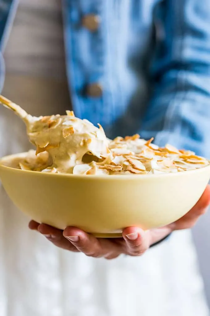 Creamy Vanilla Coconut Or Banana Ice Cream