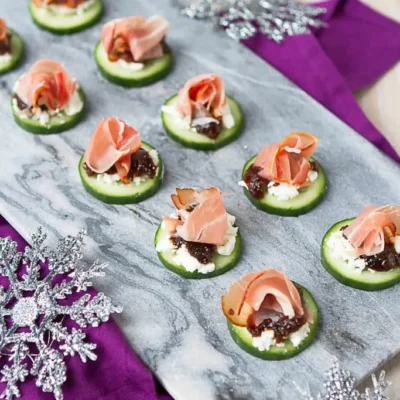Creamy Whipped Brie With Spiced Fig Compote Appetizer