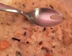Creamy Wild- Rice Soup With Smoked Turkey