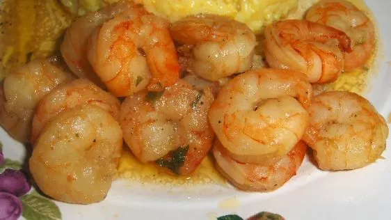 Crevettes Saute St Lucia French Creole Style