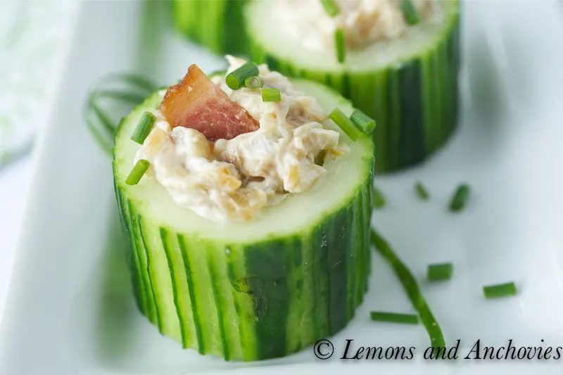 Crisp Cucumber Cups Stuffed with Flavorful Fillings