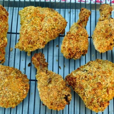 Crispy Baked Chicken With A Kick: Oven-Fried Perfection