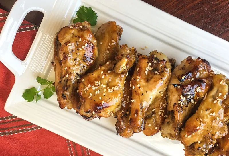 Crispy Baked Soy Sesame Chicken Wings Recipe