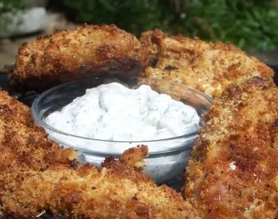 Crispy Breaded And Baked Chicken Wings