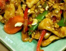 Crispy Cashew Chicken with a Sweet and Spicy Glaze