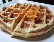 Crispy Cornmeal Bacon Waffles