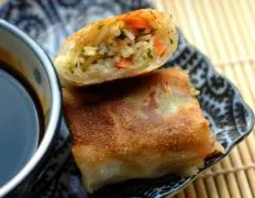 Crispy Homemade Vegetarian Spring Rolls Recipe