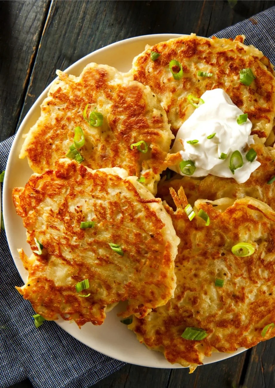 Crispy No-Mess Potato Latkes Recipe