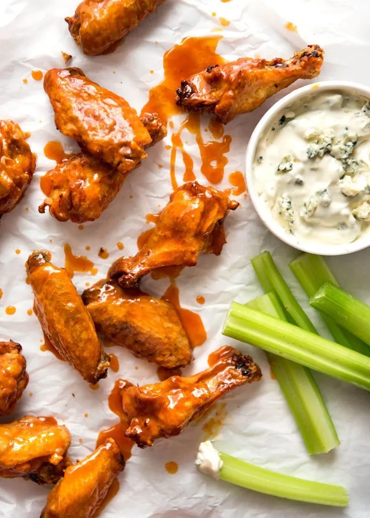 Crispy Oven-Baked Buffalo Wings Recipe