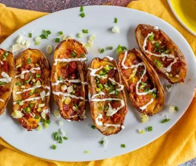 Crispy Oven-Baked Potato Skins Recipe