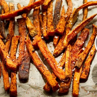 Crispy Oven-Baked Sweet Potato Fries With A Spicy Twist