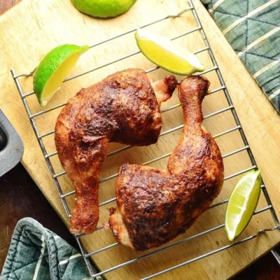 Crispy Oven-Roasted Spicy Chicken Leg Quarters Recipe