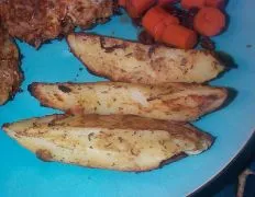 Crispy Potato Wedges With Mustard