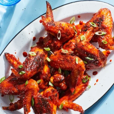 Crispy Sesame Glazed Chicken Wings Recipe