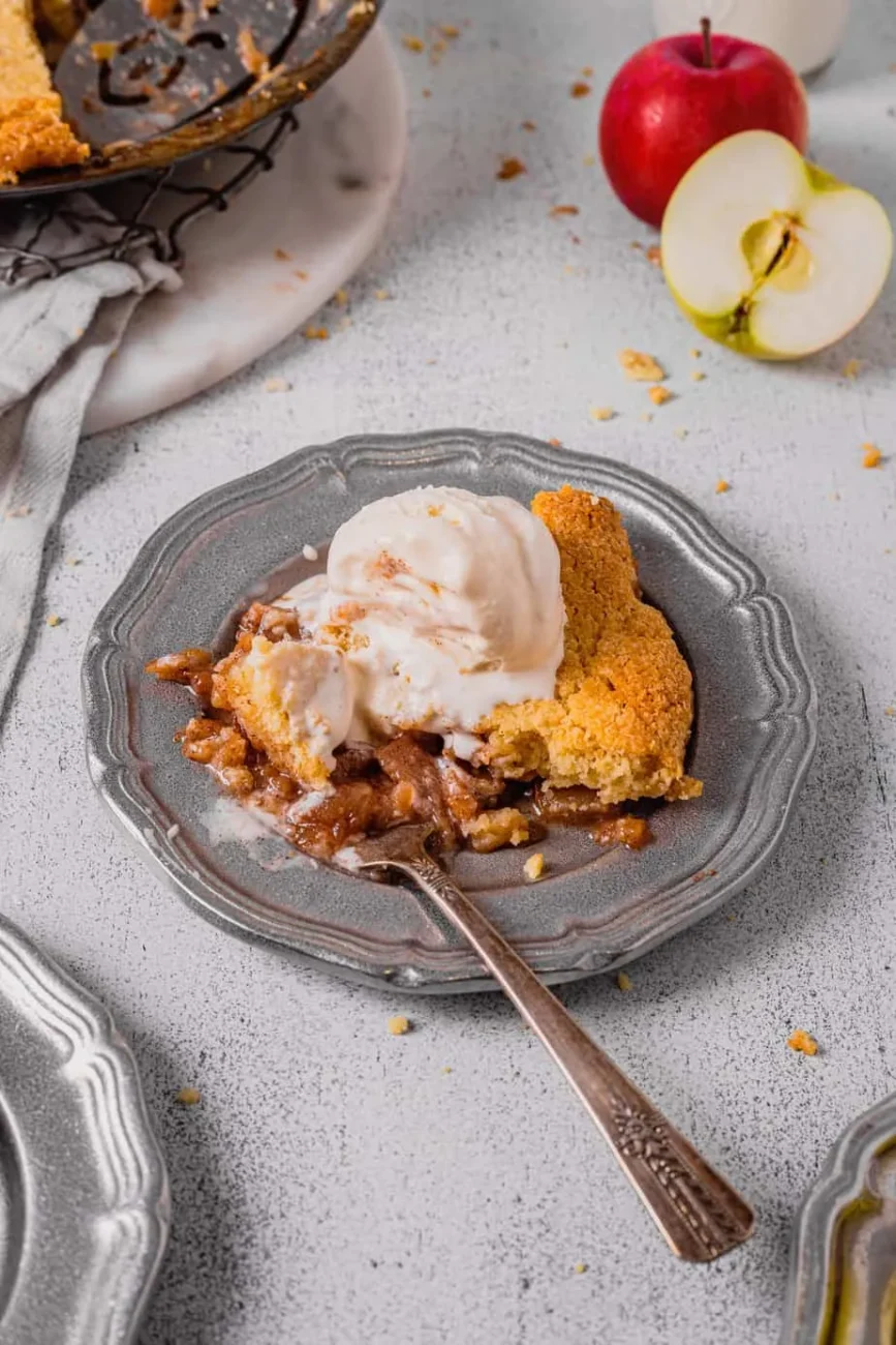 Crispy Sugar-Topped Swedish Apple Pie Recipe