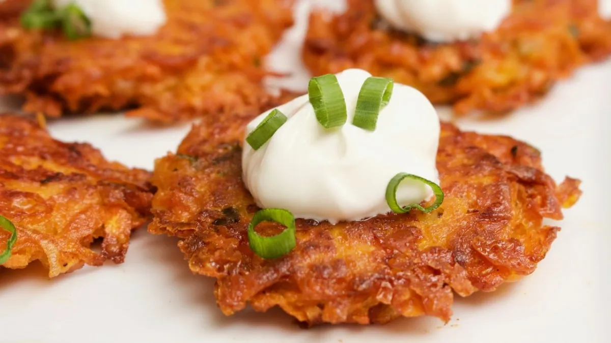 Crispy Sweet Potato Latkes Recipe: A Perfect Pancake Twist