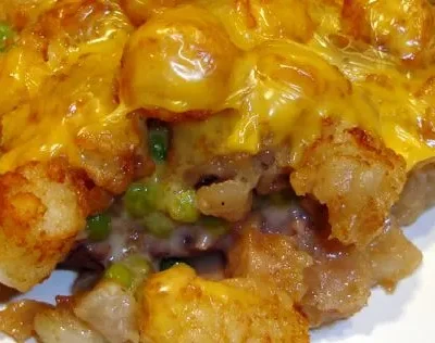 Crispy Tater Tot Casserole