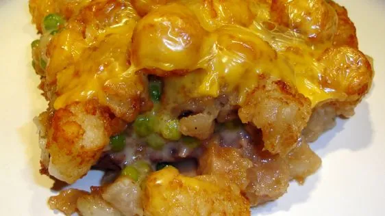 Crispy Tater Tot Casserole