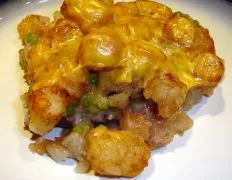 Crispy Tater Tot Casserole